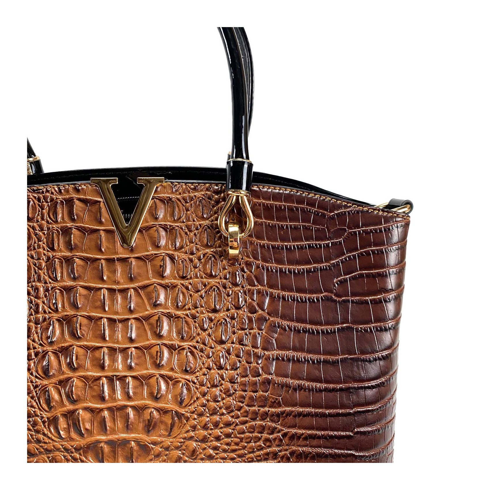 Женская классическая сумка Inessa коричневая