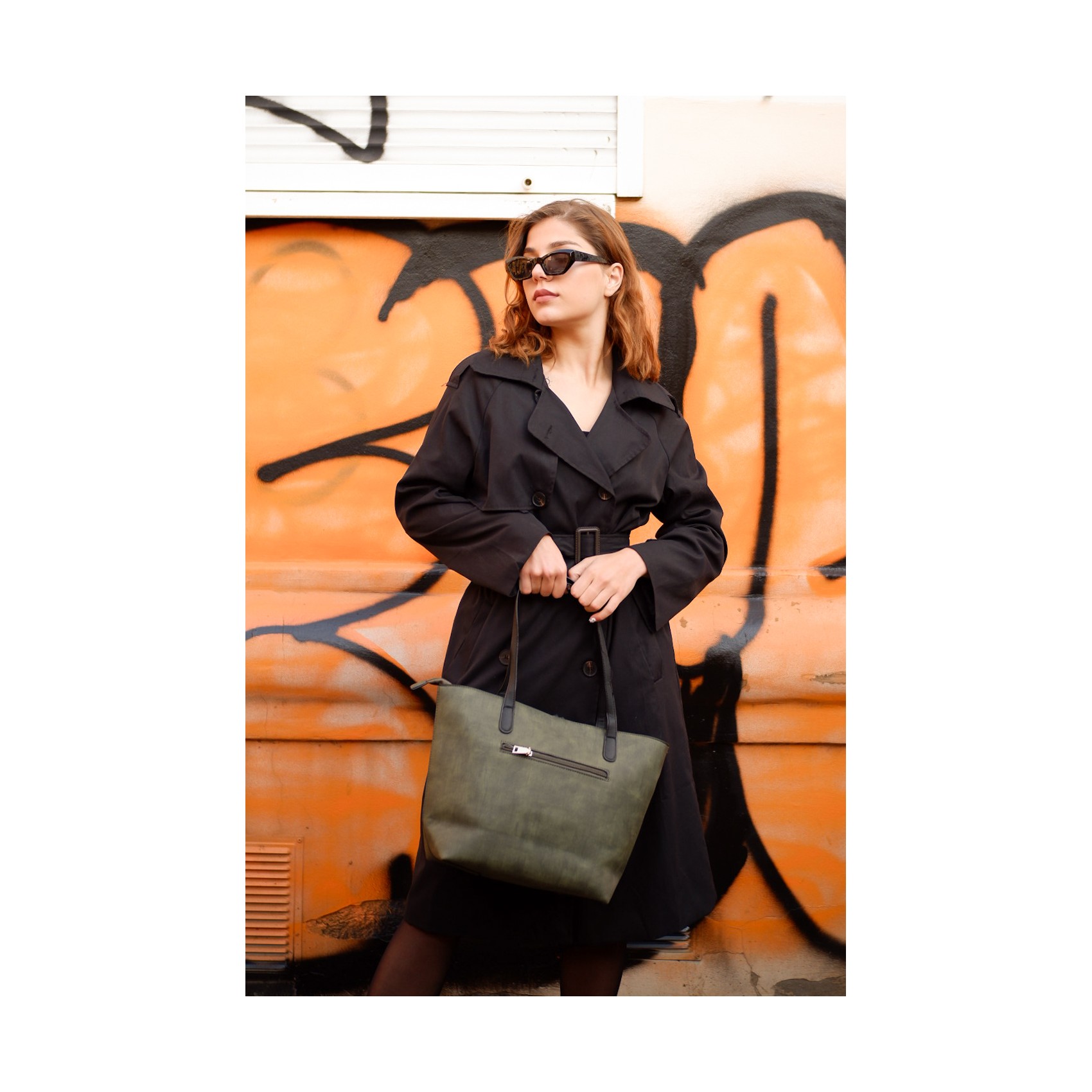 Женская сумка Joanna зеленая