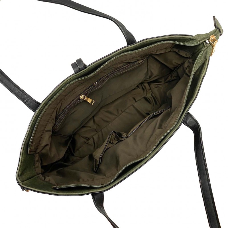 Жіноча сумка Joanna зелена - 8 фото