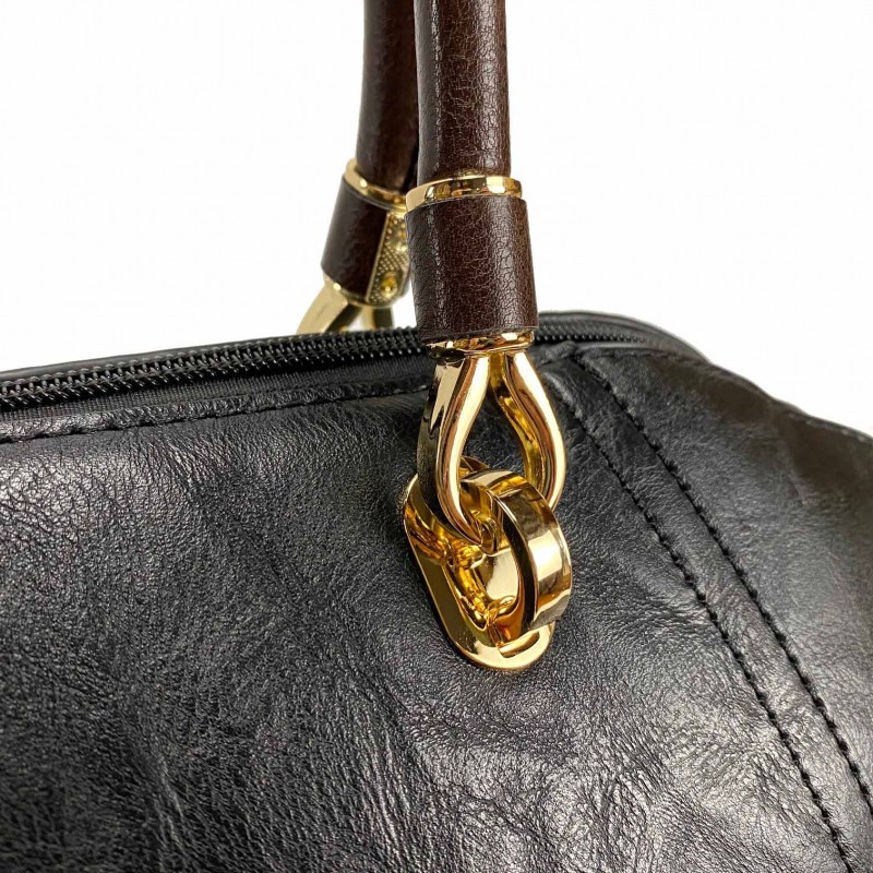 Женская классическая сумка Isa Paulina DS черная - 5 фото