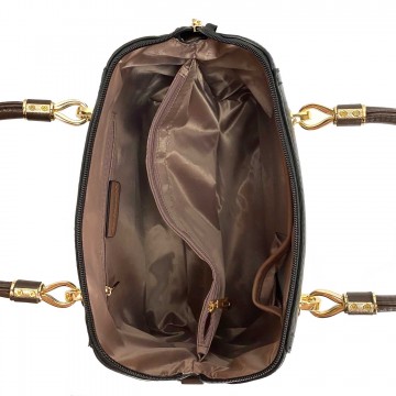 Жіноча класична сумка Isa Paulina DS чорна фото