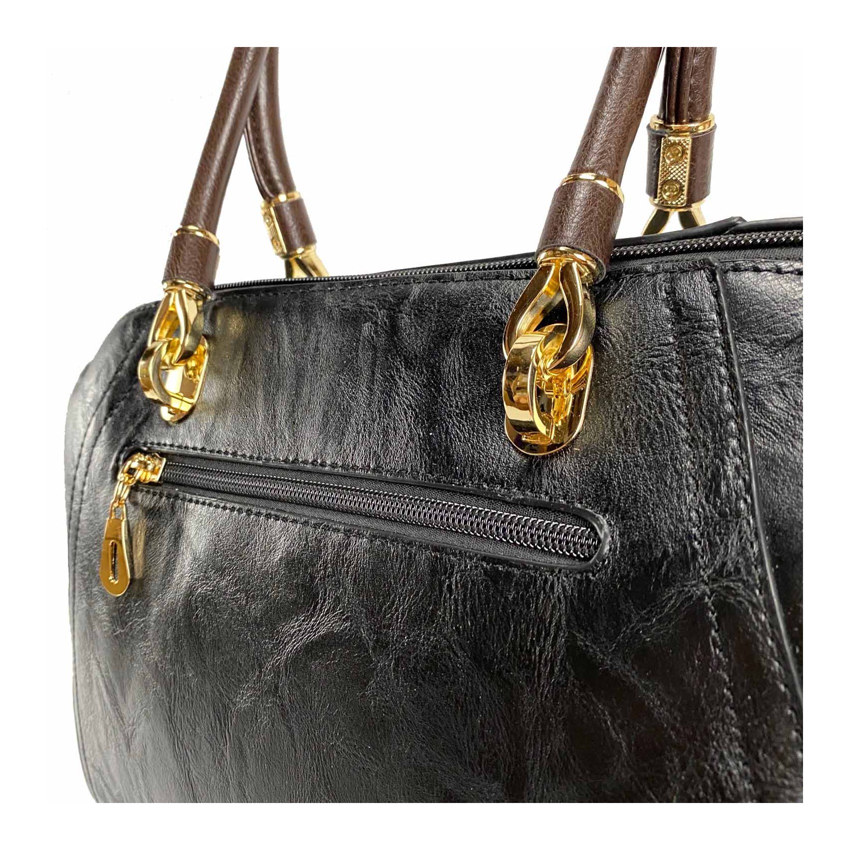 Женская классическая сумка Isa Paulina DS черная