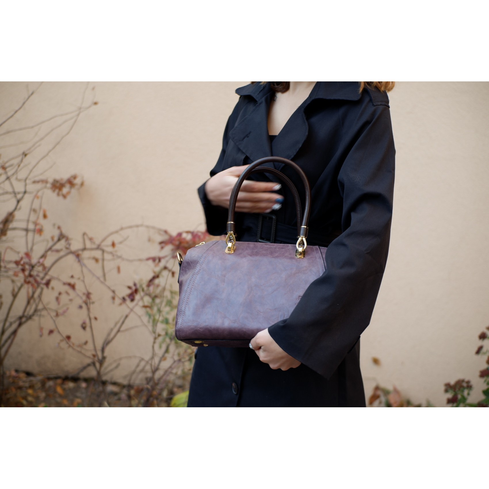 Женская классическая сумка Isa Paulina DS сиреневая