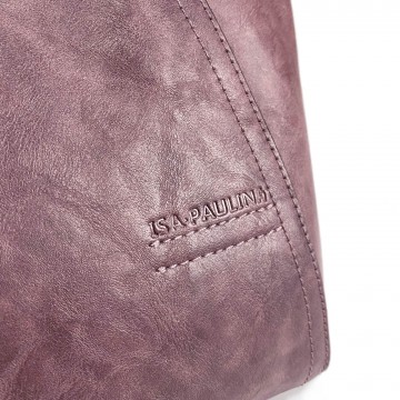 Женская классическая сумка Isa Paulina DS сиреневая фото