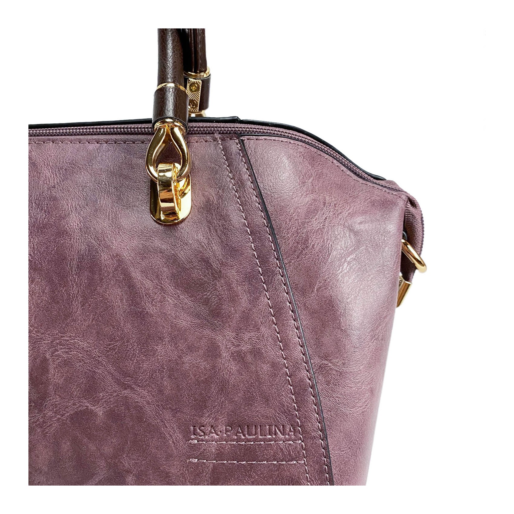 Женская классическая сумка Isa Paulina DS сиреневая