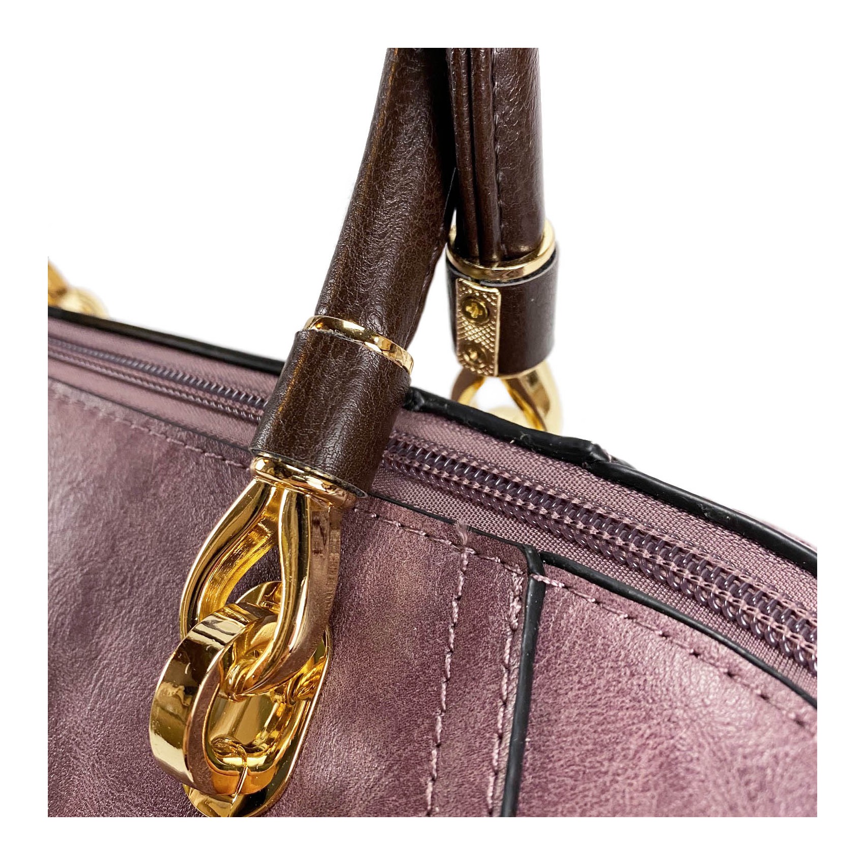 Женская классическая сумка Isa Paulina DS сиреневая