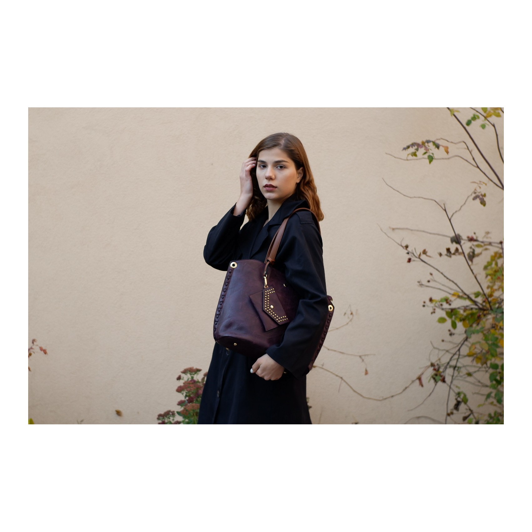 Жіноча сумка Isa Paulina Sky фіолетова