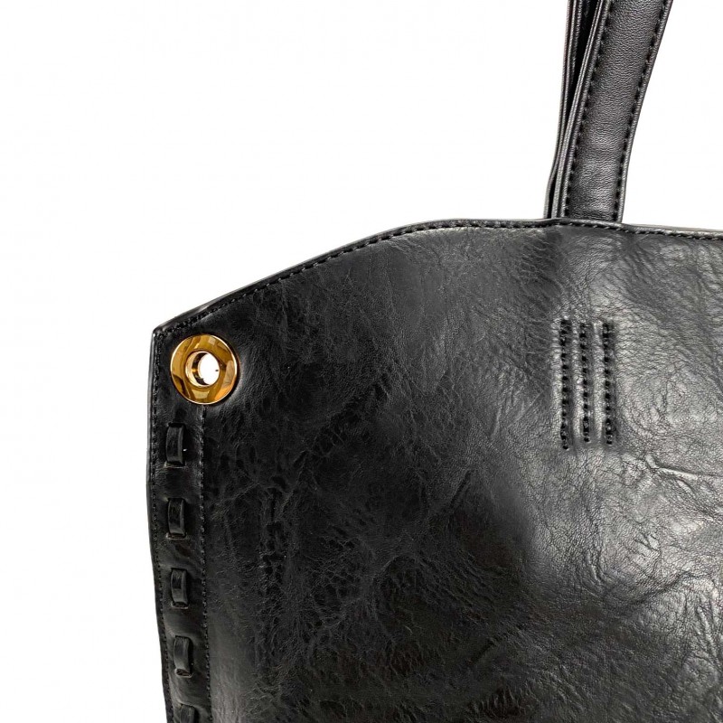 Женская сумка Isa Paulina Sky черная - 6 фото