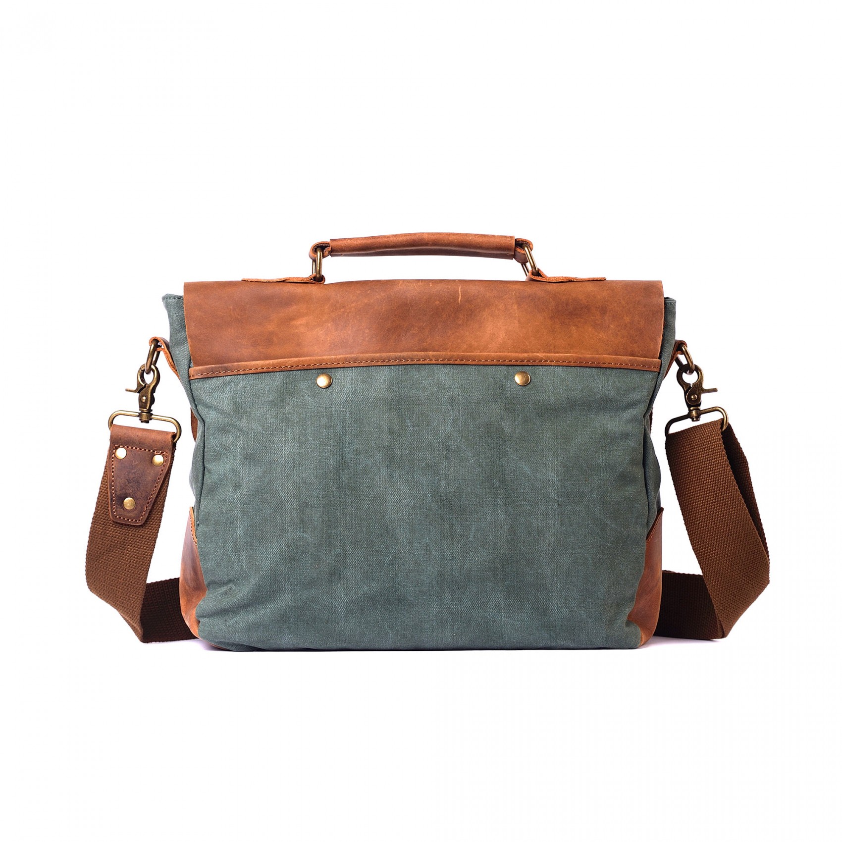 Мужской портфель Tone изумрудный