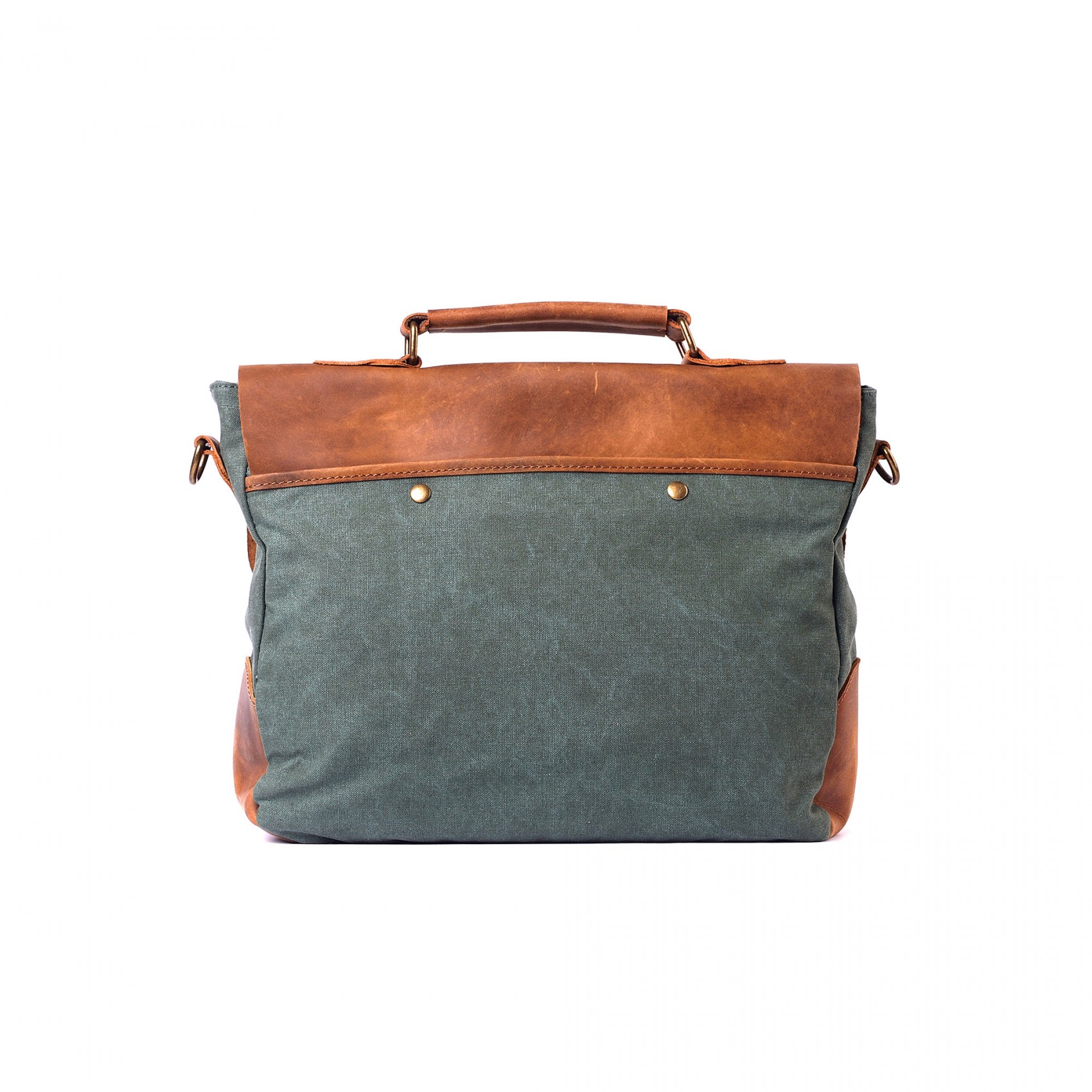 Мужской портфель Tone изумрудный