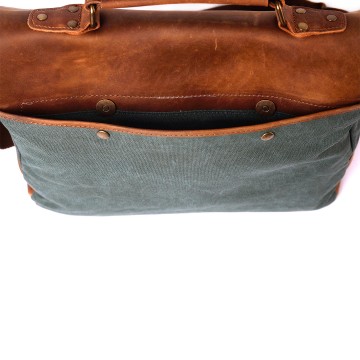 Мужской портфель Tone изумрудный фото