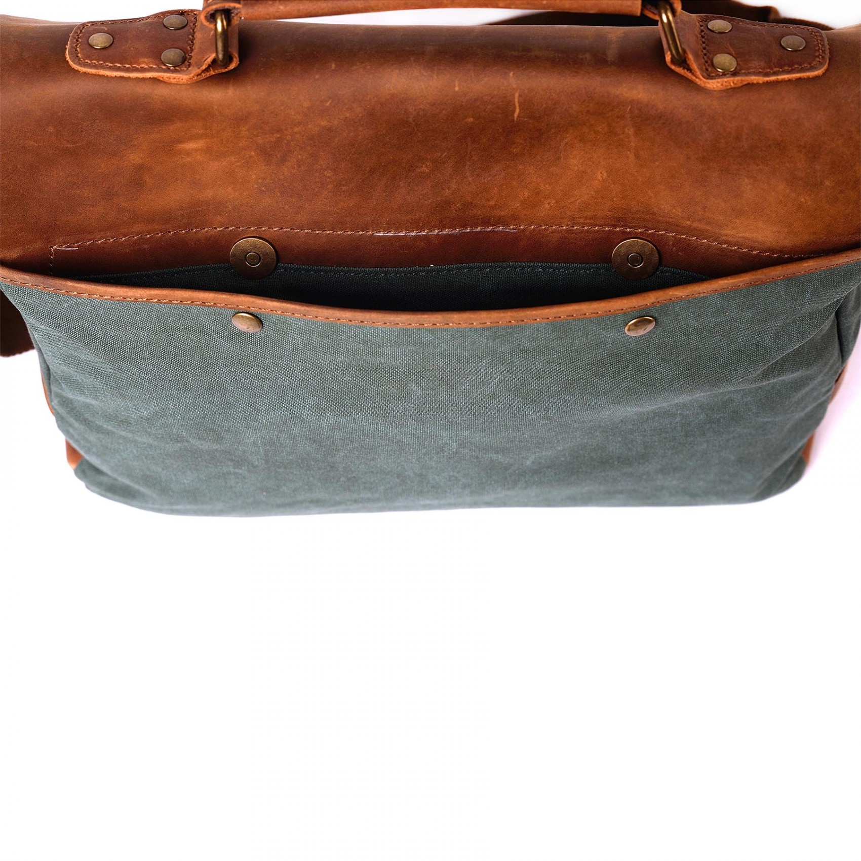 Мужской портфель Tone изумрудный