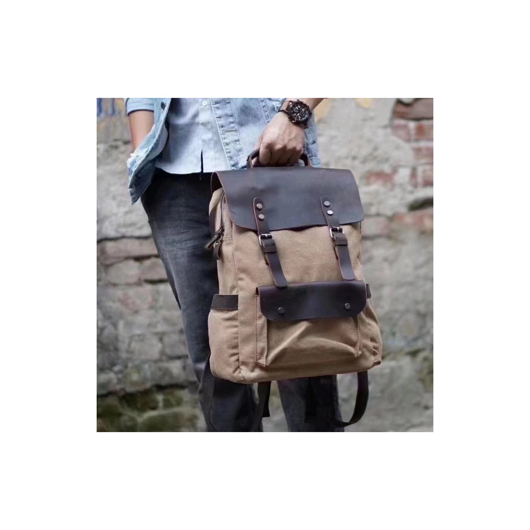 Чоловічий міський рюкзак Nicholas світло-коричневий