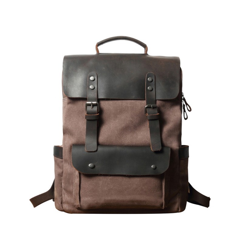 Чоловічий міський рюкзак Nicholas коричневий фото