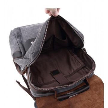 Чоловічий міський рюкзак Nicholas графіт фото