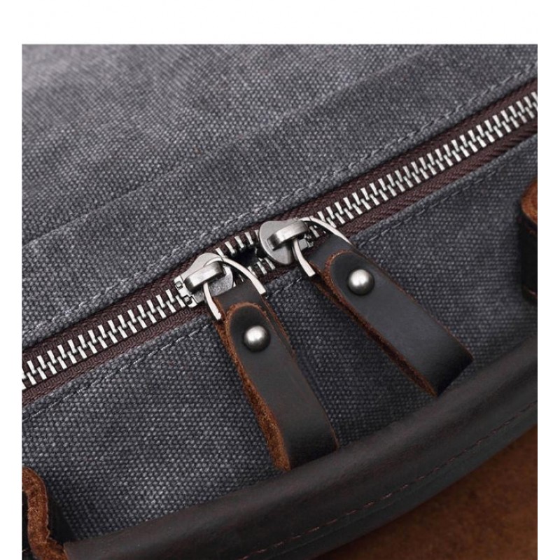 Чоловічий міський рюкзак Nicholas графіт - 11 фото