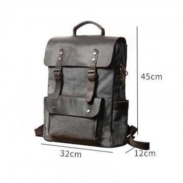 Чоловічий міський рюкзак Nicholas графіт фото