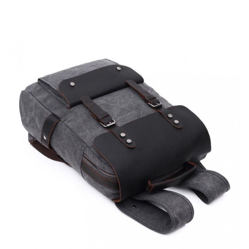 Чоловічий міський рюкзак Nicholas графіт - 16 фото