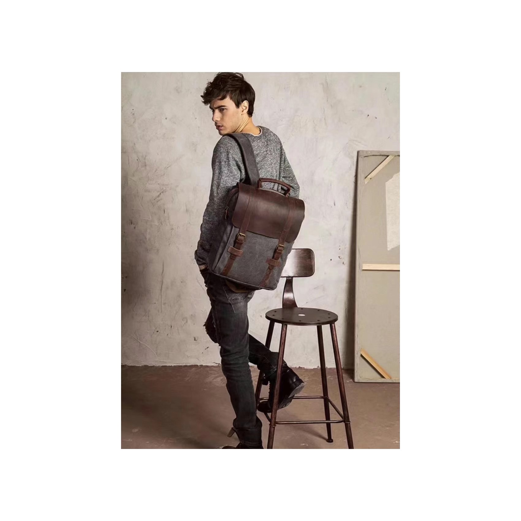 Мужской городской рюкзак Ethan графит