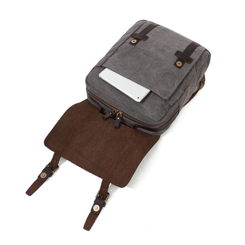 Чоловічий міський рюкзак Ethan графіт - 4 фото