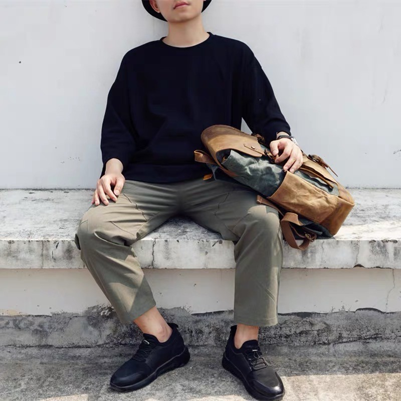 Чоловічий міський рюкзак Jacob смарагдовий - 4 фото