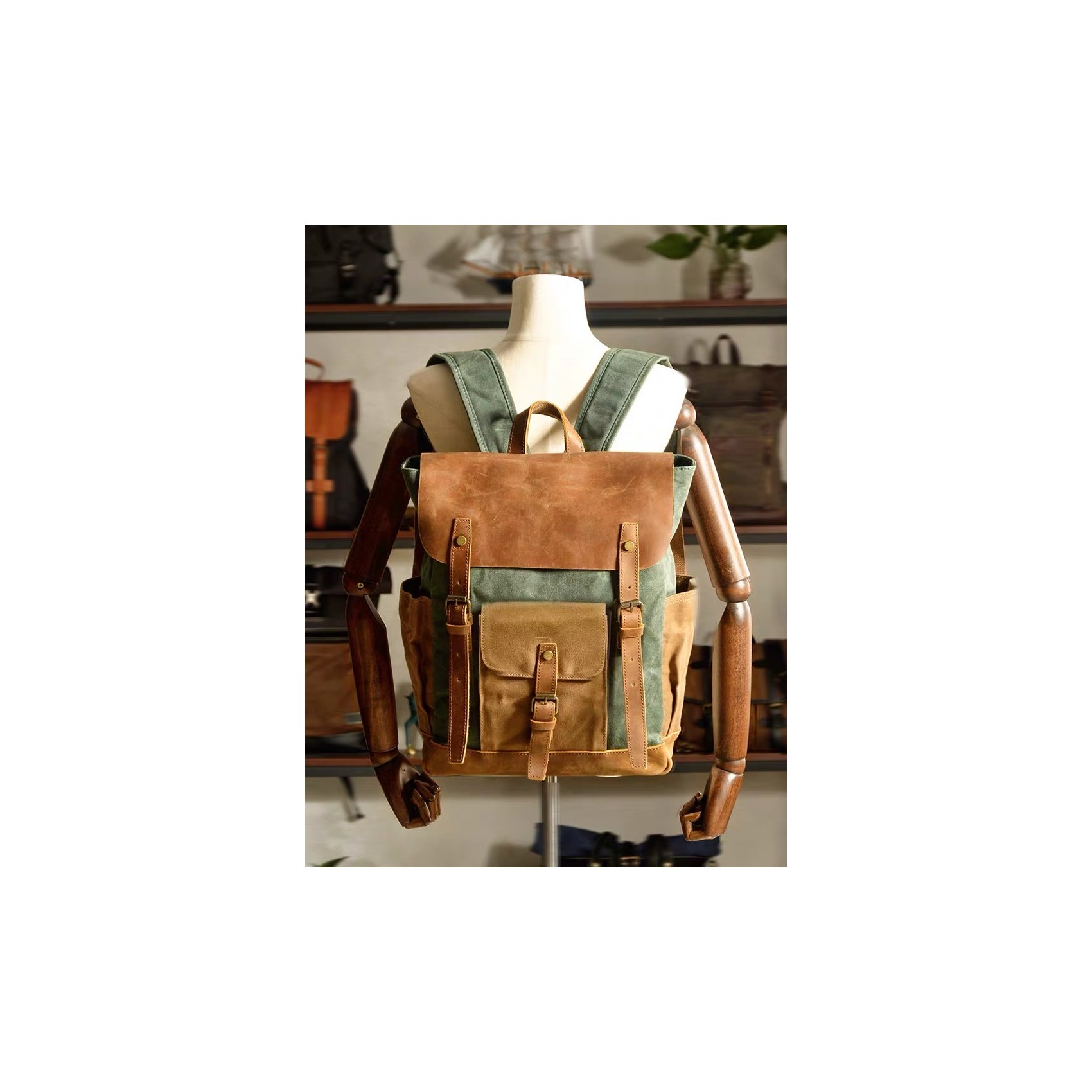 Мужской городской рюкзак Jacob изумрудный