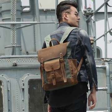 Мужской городской рюкзак Jacob изумрудный фото