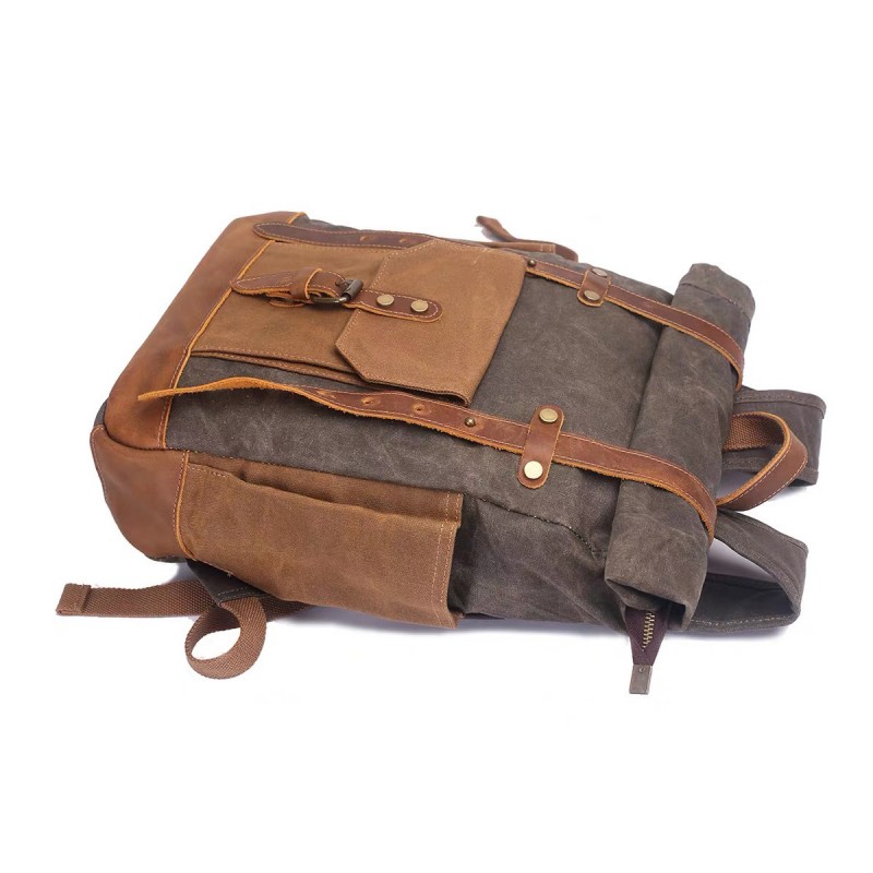 Мужской городской рюкзак Dylan тауп - 10 фото