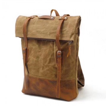 Чоловічий міський рюкзак Brego коричневий фото