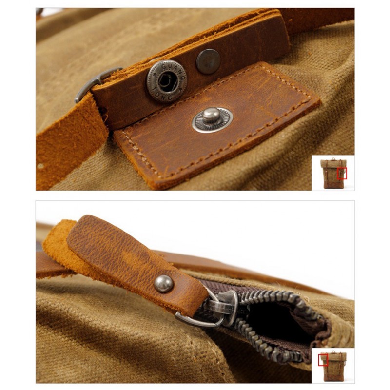 Мужской городской рюкзак Brego коричневый - 5 фото