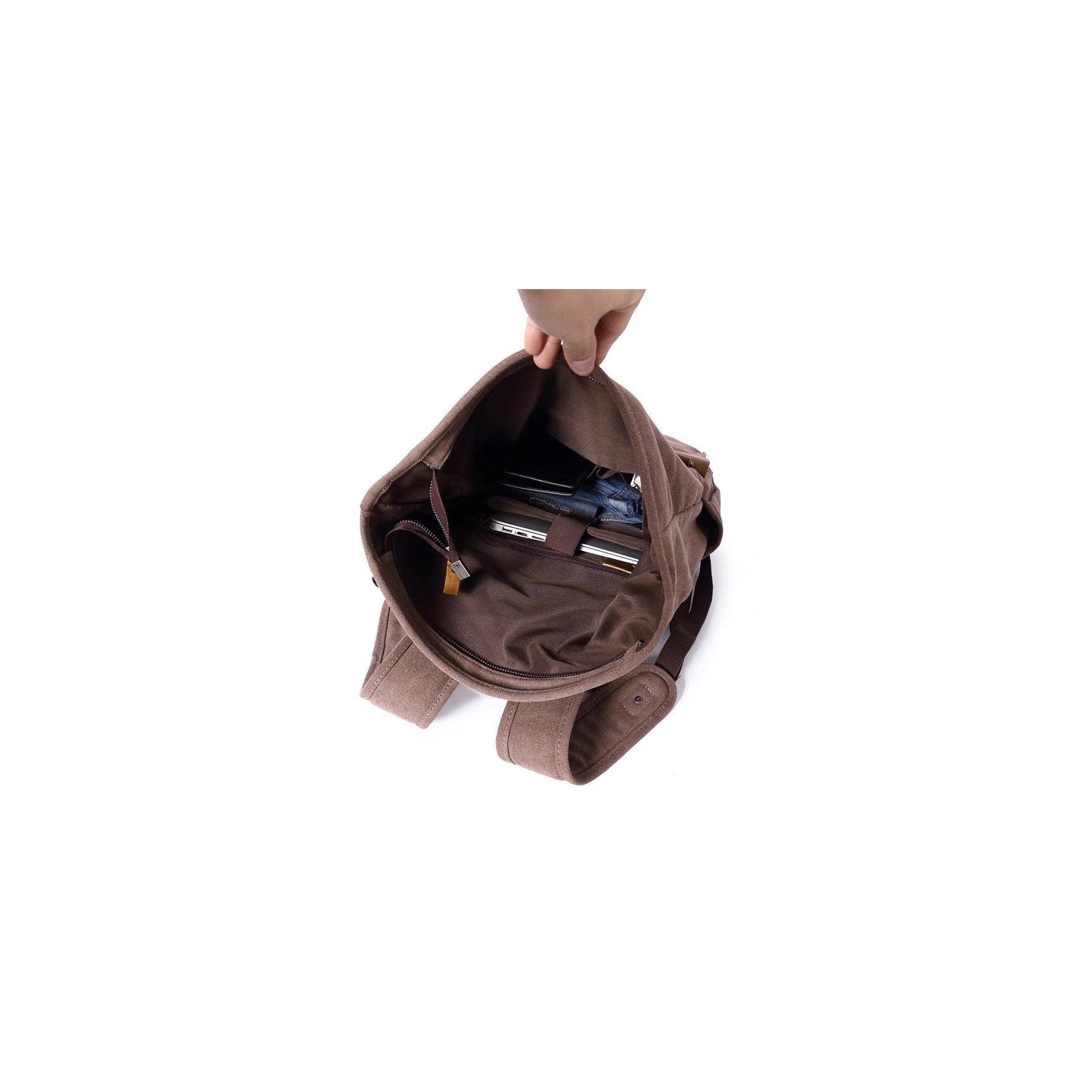 Чоловічий міський рюкзак Fridrich коричневий