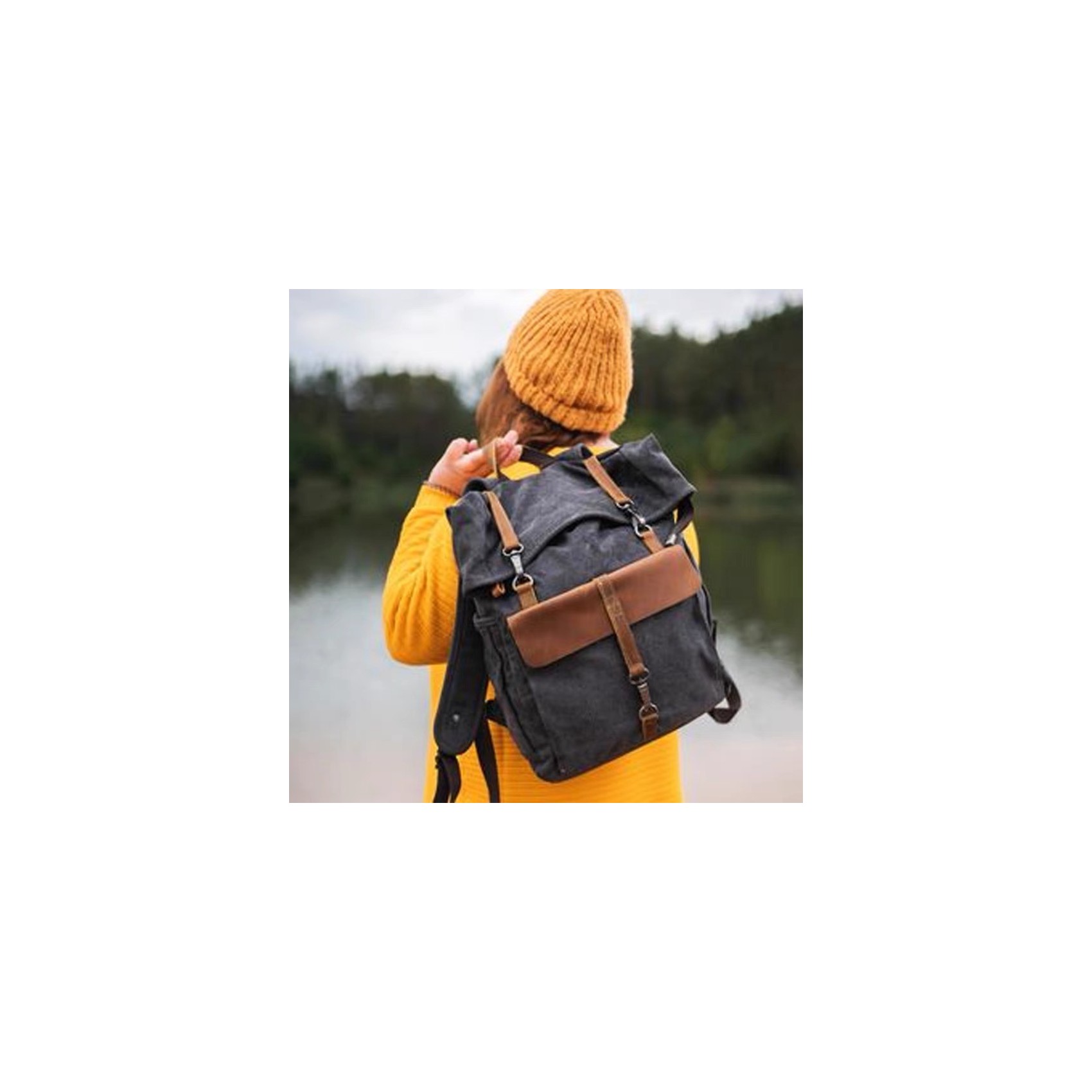 Чоловічий міський рюкзак Fridrich графіт