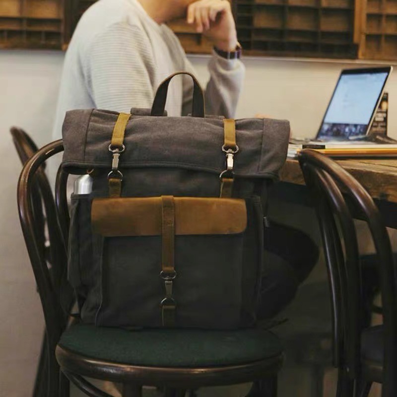 Чоловічий міський рюкзак Fridrich графіт - 3 фото