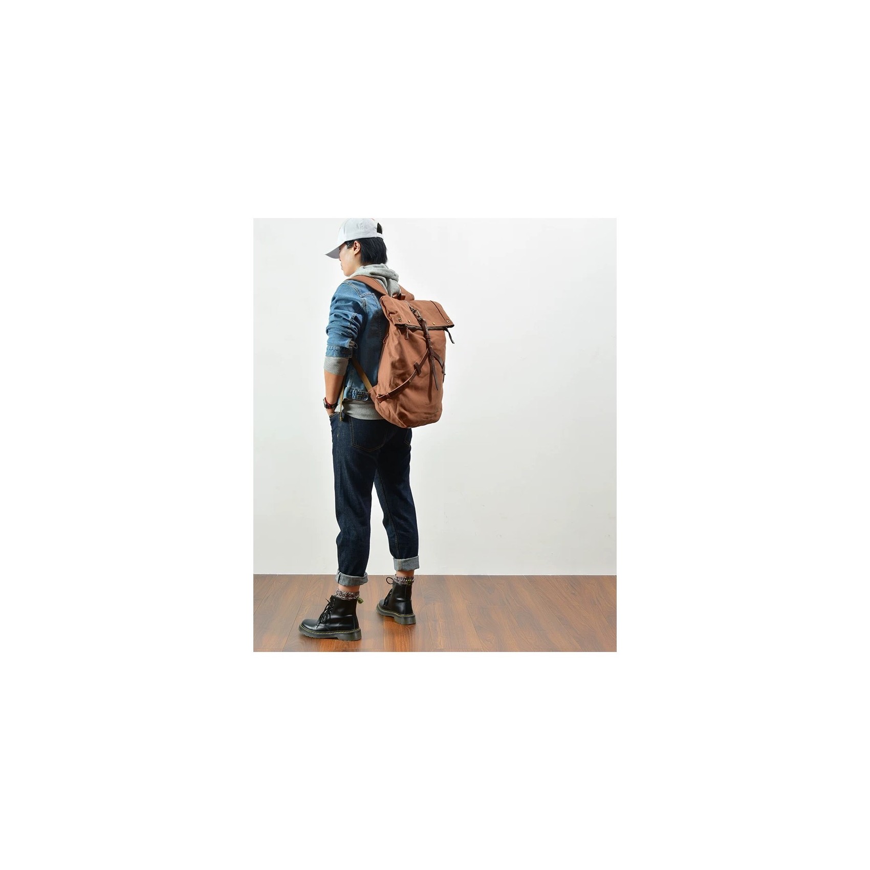 Чоловічий міський рюкзак Brett коричневий