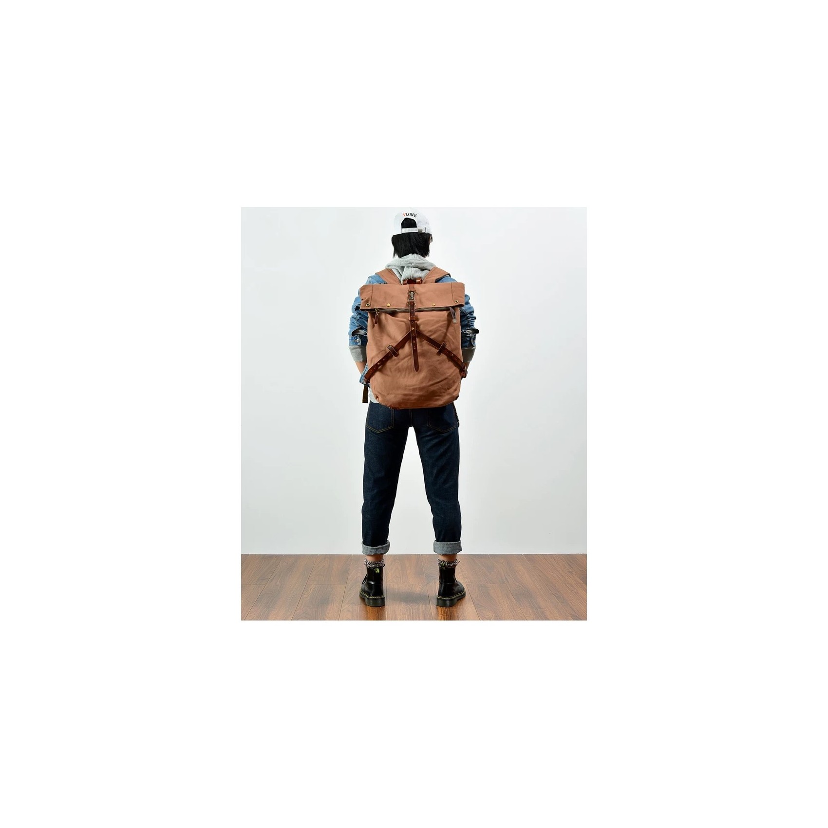 Чоловічий міський рюкзак Brett коричневий