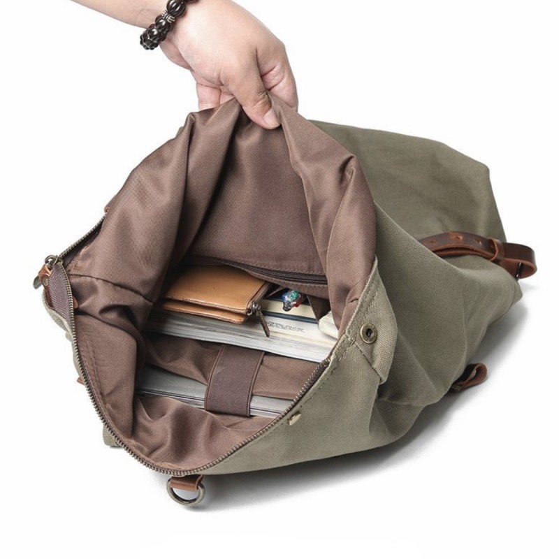 Мужской городской рюкзак Brett тауп - 5 фото