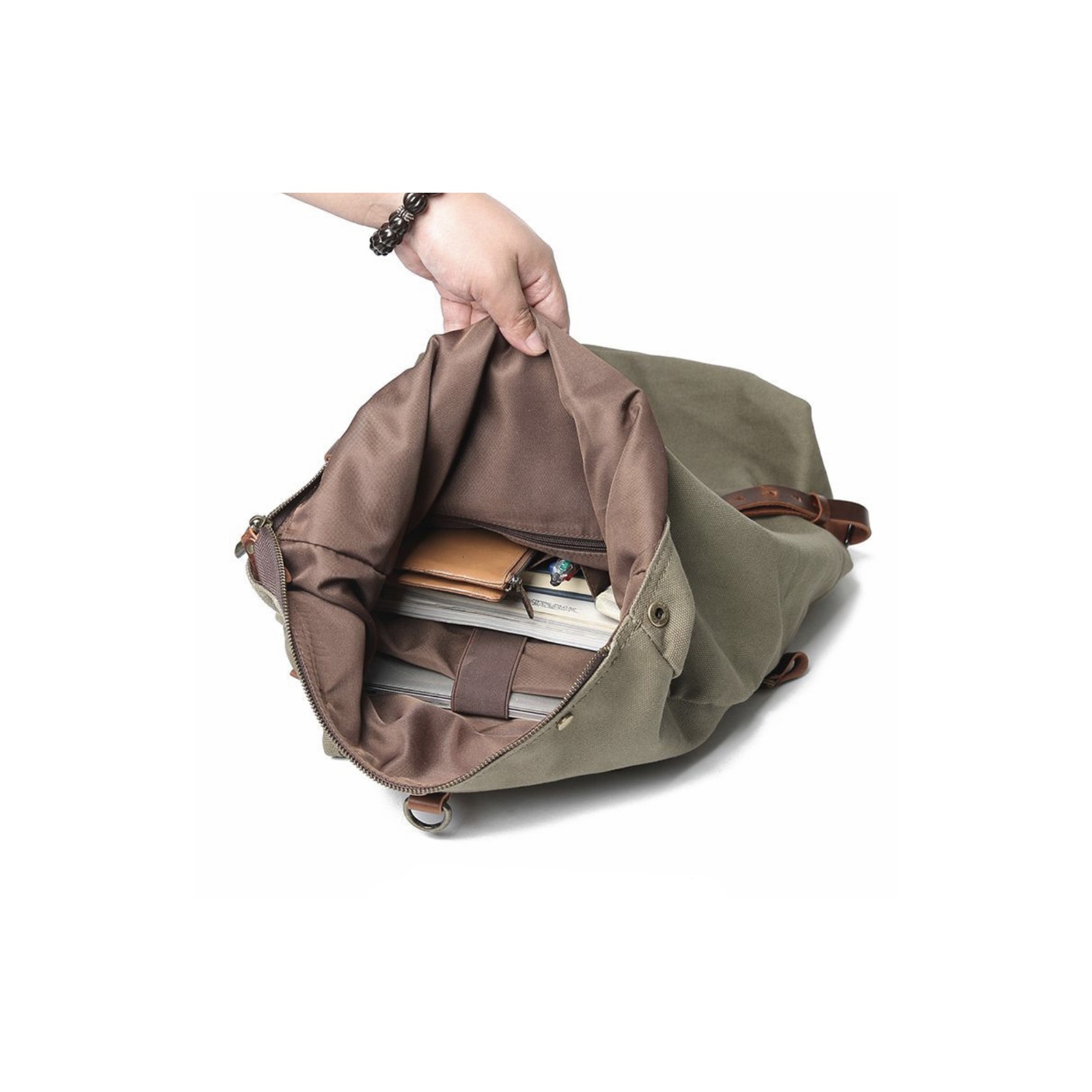 Чоловічий міський рюкзак Brett тауп