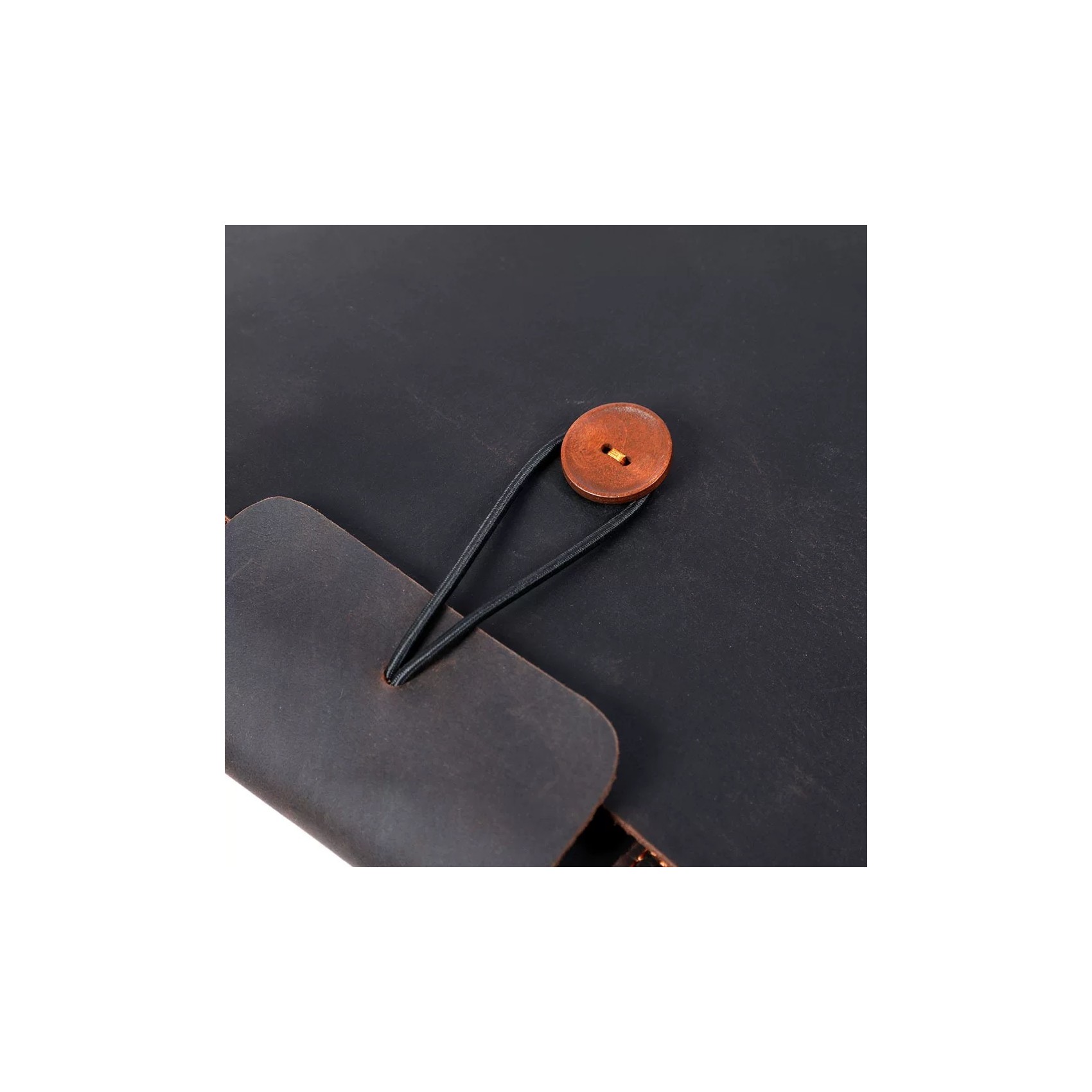 Чоловіча шкіряна сумка для ноутбука Walter темно-коричнева