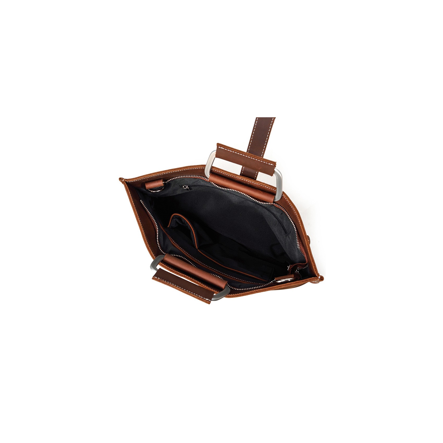 Чоловіча шкіряна сумка для ноутбука Edward коричнева