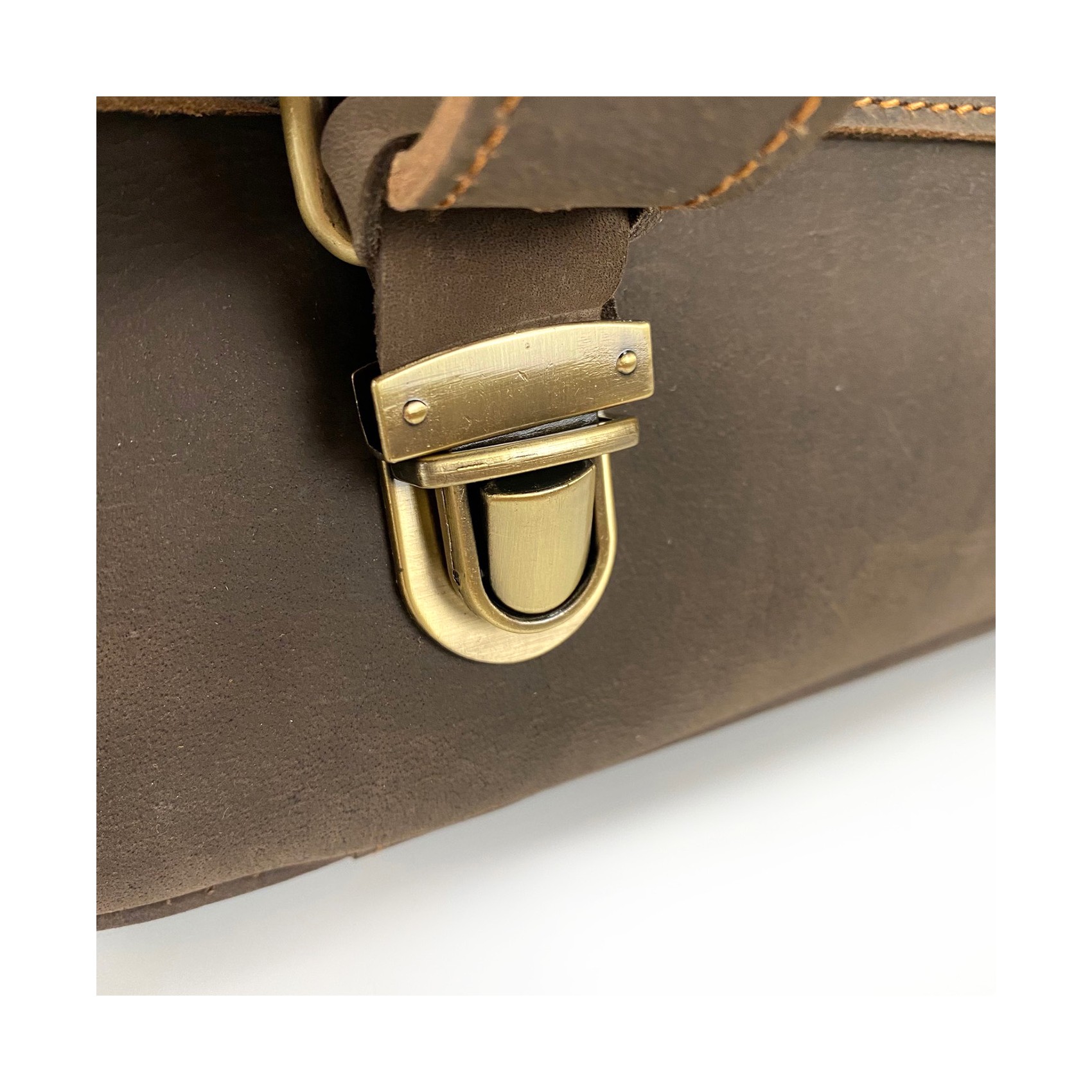 Мужской кожаный портфель Jonathan темно-коричневый