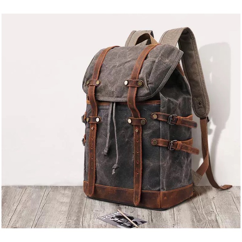 Мужской городской рюкзак Christopher тауп - 10 фото