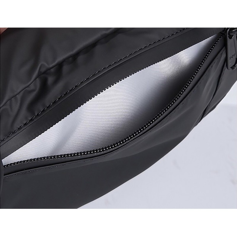 Сумка бананка на пояс черная Street - 10 фото