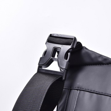 Сумка бананка на пояс чорна Street фото