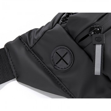 Сумка бананка на пояс чорна Street фото