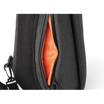 Чоловіча сумка-рюкзак слінг MY на одне плече чорна фото