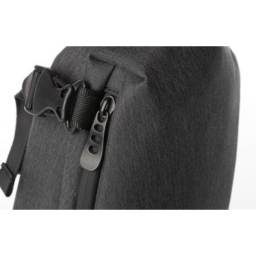 Чоловіча сумка-рюкзак слінг MY на одне плече чорна фото