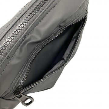 Сумка бананка на пояс черная Boston фото