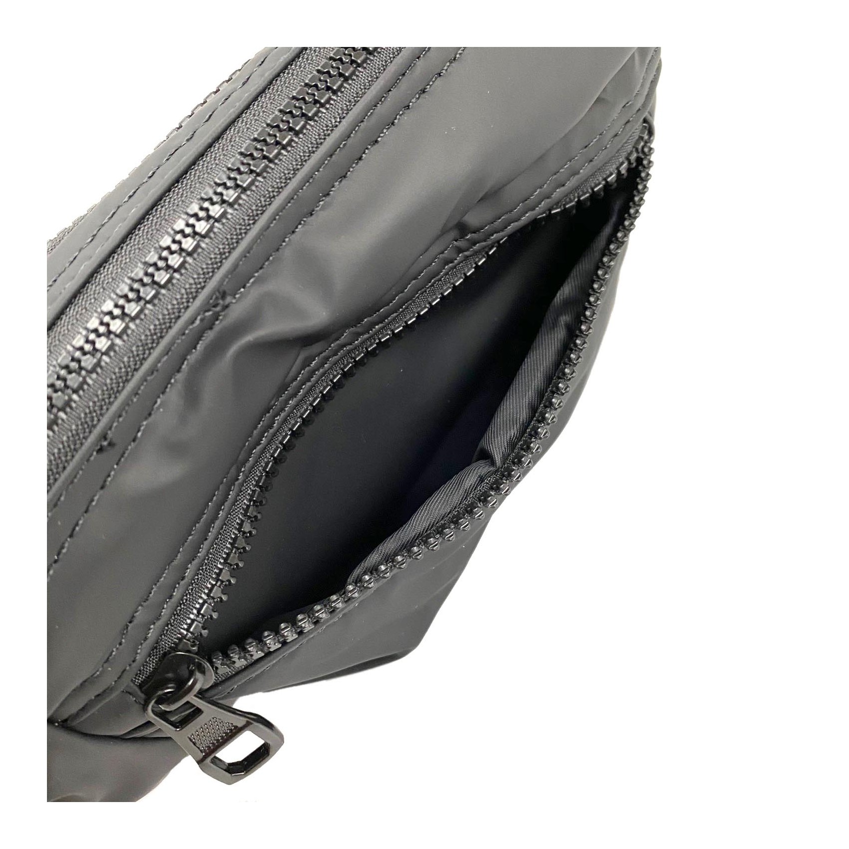 Сумка бананка на пояс чорна Boston