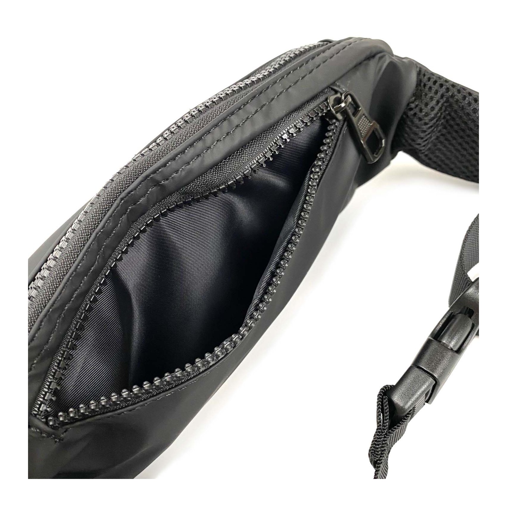 Сумка бананка на пояс черная Boston