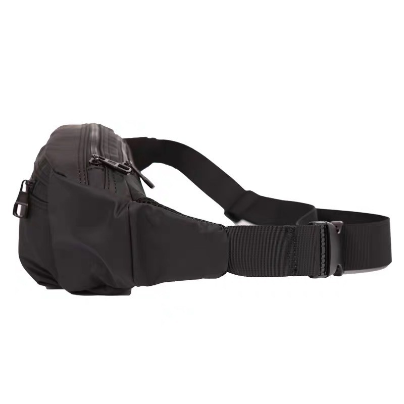 Сумка бананка на пояс чорна Boston - 11 фото